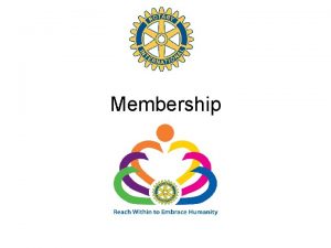 Membership Responsibility At Board level Responsibility for our