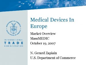 Medical Devices In Europe Market Overview Mass MEDIC