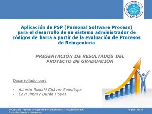 Aplicacin de PSP Personal Software Process para el