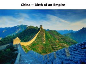 China Birth of an Empire General Info Qin