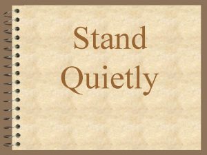 Stand Quietly WarmUp 13 392017 41 Solve for
