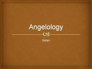 Angelology Satan This is not what Satan look