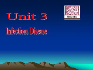 Terms To know Infectious Disease disease caused by