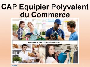 CAP Equipier Polyvalent du Commerce lien vido 1