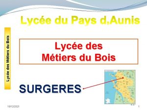 Lyce des Mtiers du Bois SURGERES 15122021 1