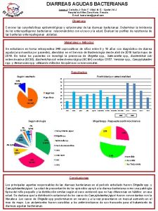 DIARREAS AGUDAS BACTERIANAS Lauro J Corbella J Ruiz