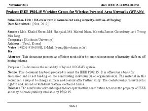 November 2019 doc IEEE 15 19 0556 00