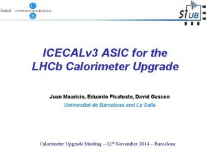 ICECALv 3 ASIC for the LHCb Calorimeter Upgrade