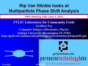 Rip Van Winkle looks at Multiparticle Phase Shift