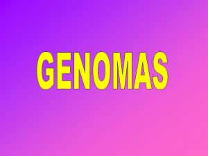 1 Proyecto de genoma humano 2 Genoma del