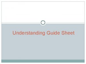 Understanding Guide Sheet Grain Line Indicates the placement