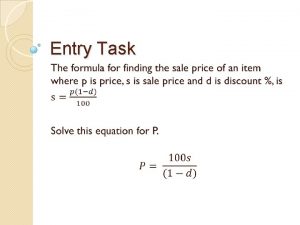 Entry Task 3 2 RECONCILE A BANK STATEMENT