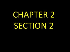 CHAPTER 2 SECTION 2 Marketan arrangement that allows