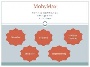 Moby Max CORRIE BENNARDI EDT 370 02 ED