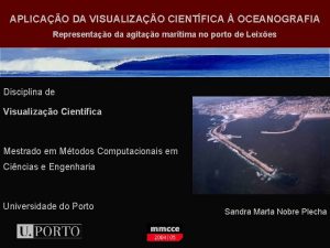 APLICAO DA VISUALIZAO CIENTFICA OCEANOGRAFIA Representao da agitao