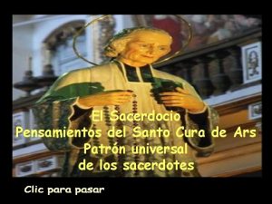 El Sacerdocio Pensamientos del Santo Cura de Ars