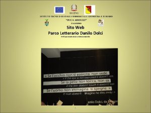 Sito Web Parco Letterario Danilo Dolci Proff sse