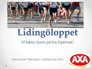 Ladda fr Lidingloppet 10 bsta tipsen p bra