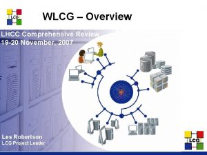 LCG WLCG Overview LHCC Comprehensive Review 19 20