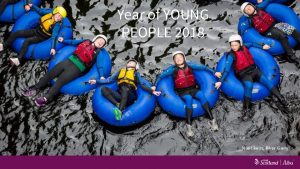 Year of YOUNG Year of young people 2018