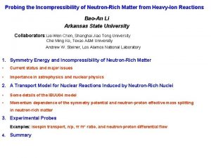 Probing the Incompressibility of NeutronRich Matter from HeavyIon