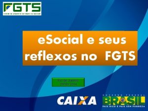 e Social e seus reflexos no FGTS Rio