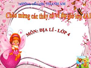 TRNG TIU HC THANH AM 1 Trng trt