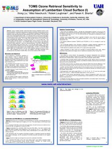 TOMS Ozone Retrieval Sensitivity to Assumption of Lambertian