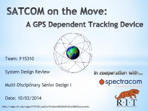 Team P 15310 System Design Review MultiDisciplinary Senior