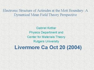 Electronic Structure of Actinides at the Mott Boundary