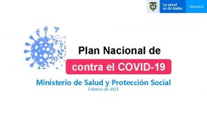 Plan Nacional de Vacunacin contra el COVID19 Ministerio