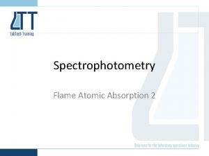 Spectrophotometry Flame Atomic Absorption 2 Interferences Any factor