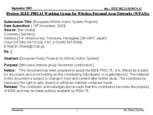 September 2003 doc IEEE 802 15 030474 r