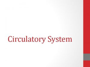 Circulatory System Cardiac pulmonary and systemic circulation Cardiac