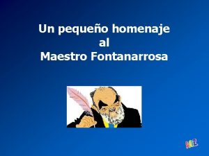 Un pequeo homenaje al Maestro Fontanarrosa Dgame don