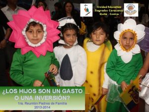 Unidad Educativa Sagrados Corazones Quito Centro LOS HIJOS