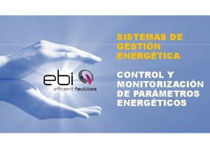 SISTEMAS DE GESTIN ENERGTICA CONTROL Y MONITORIZACIN DE