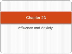 Chapter 23 Affluence and Anxiety The Red Scare