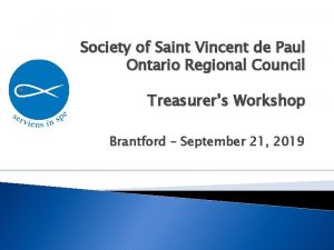 Society of Saint Vincent de Paul Ontario Regional