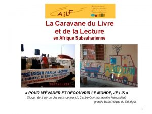 La Caravane du Livre et de la Lecture