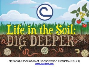 National Association of Conservation Districts NACD www nacdnet