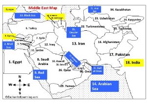 Middle East Map Europe 33 Black Sea 21