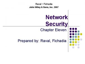 Raval Fichadia John Wiley Sons Inc 2007 Network