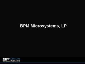 BPM Microsystems LP TUBE STACKER FEEDER Automated Tube