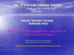 ONG STICHTING BAKENS VERZET UNE AUTRE VOIE PAYS