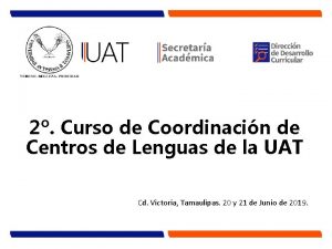 2 Curso de Coordinacin de Centros de Lenguas