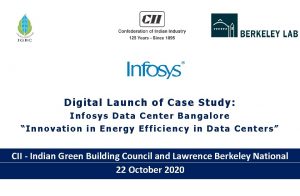 Digital Launch of Case Study Infosys Data Center