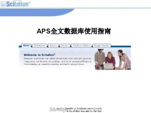 APS APSpublish aps orgAPS AIP Scitaition scitation aip