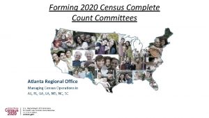 Forming 2020 Census Complete Count Committees Atlanta Regional