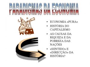 ECONOMIA PURA HISTRIA DO CAPITALISMO AS CAUSAS DA